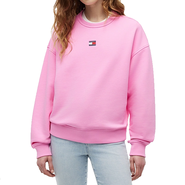 Tommy Jeans Badge Logo Crew Donna