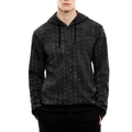EA7 Logo Series Full Zip Hoodie Uomo